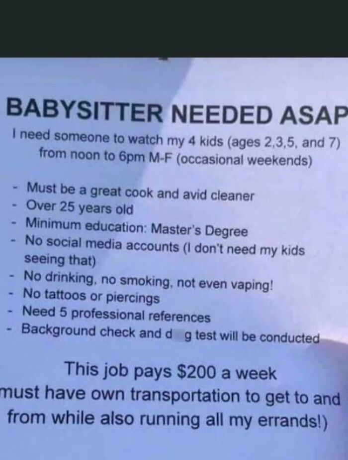 80 Entitled And Delusional Parents Who Thought Babysitting Their Kids Was A Privilege, Not A Job 80 Entitled And Delusional Parents Who Thought Babysitting Their Kids Was A Privilege, Not A Job