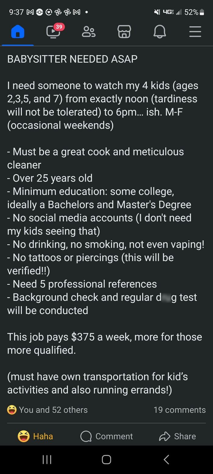 80 Entitled And Delusional Parents Who Thought Babysitting Their Kids Was A Privilege, Not A Job 80 Entitled And Delusional Parents Who Thought Babysitting Their Kids Was A Privilege, Not A Job