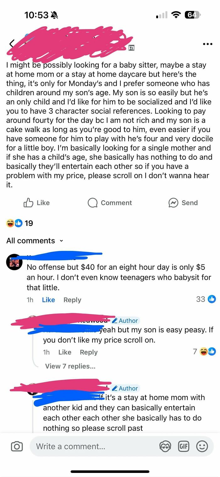 80 Entitled And Delusional Parents Who Thought Babysitting Their Kids Was A Privilege, Not A Job 80 Entitled And Delusional Parents Who Thought Babysitting Their Kids Was A Privilege, Not A Job