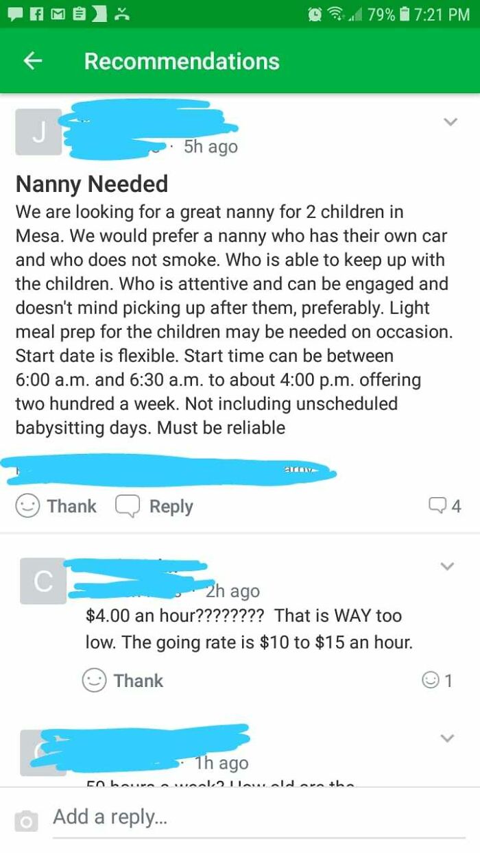 80 Entitled And Delusional Parents Who Thought Babysitting Their Kids Was A Privilege, Not A Job 80 Entitled And Delusional Parents Who Thought Babysitting Their Kids Was A Privilege, Not A Job