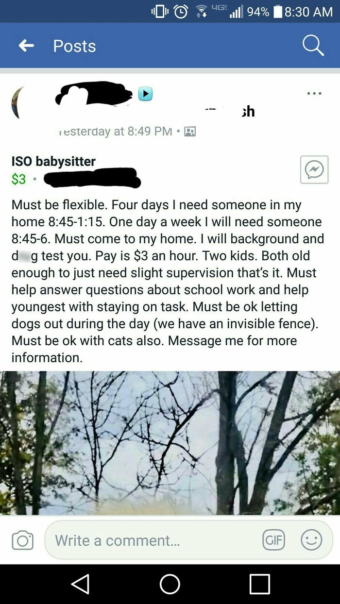 80 Entitled And Delusional Parents Who Thought Babysitting Their Kids Was A Privilege, Not A Job 80 Entitled And Delusional Parents Who Thought Babysitting Their Kids Was A Privilege, Not A Job