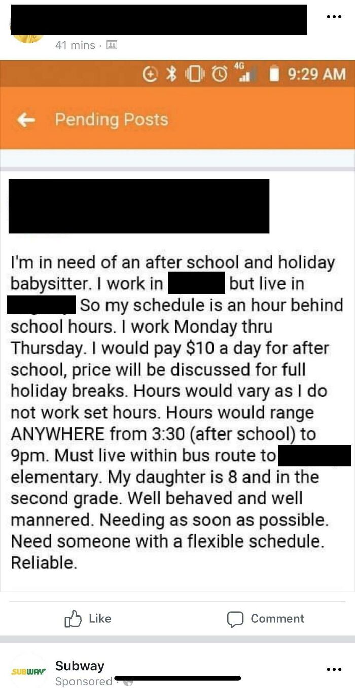 80 Entitled And Delusional Parents Who Thought Babysitting Their Kids Was A Privilege, Not A Job 80 Entitled And Delusional Parents Who Thought Babysitting Their Kids Was A Privilege, Not A Job