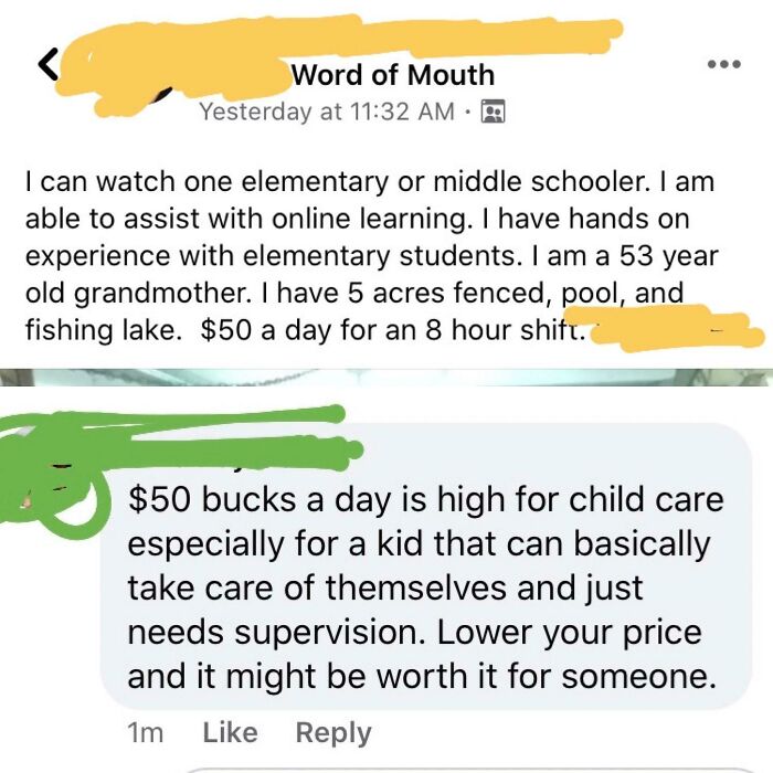 80 Entitled And Delusional Parents Who Thought Babysitting Their Kids Was A Privilege, Not A Job 80 Entitled And Delusional Parents Who Thought Babysitting Their Kids Was A Privilege, Not A Job