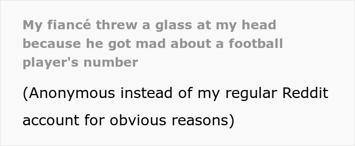 Woman Questions Why Her Fiancé Is So Upset About Football, His Response Changes Everything Woman Questions Why Her Fiancé Is So Upset About Football, His Response Changes Everything