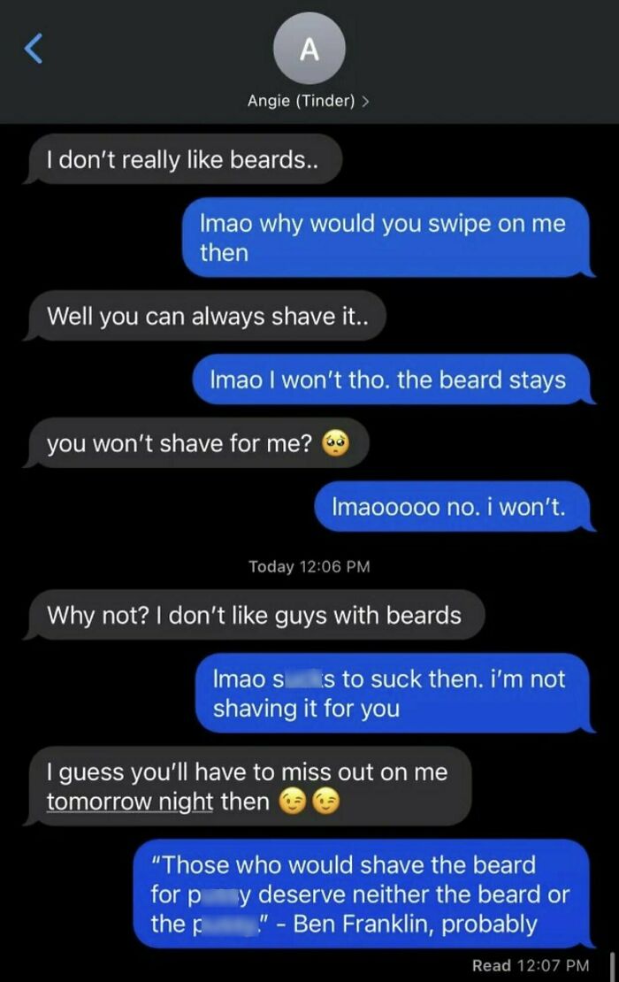 41 Women Whose Dating Standards Left Men Completely Speechless 41 Women Whose Dating Standards Left Men Completely Speechless