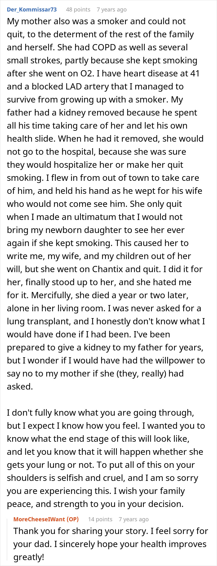Teen’s Life Is A Mess After He Refuses To Donate His Lung To His Mom And She Feels Her End Nearing Teen’s Life Is A Mess After He Refuses To Donate His Lung To His Mom And She Feels Her End Nearing
