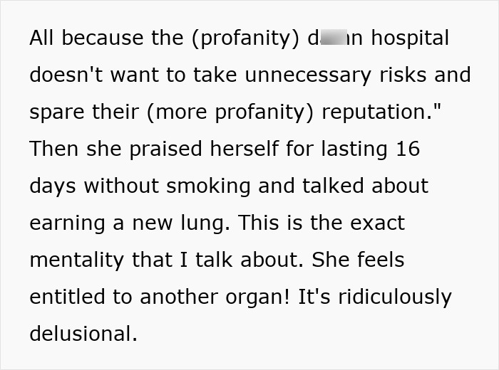 Teen’s Life Is A Mess After He Refuses To Donate His Lung To His Mom And She Feels Her End Nearing Teen’s Life Is A Mess After He Refuses To Donate His Lung To His Mom And She Feels Her End Nearing