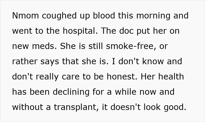 Teen’s Life Is A Mess After He Refuses To Donate His Lung To His Mom And She Feels Her End Nearing Teen’s Life Is A Mess After He Refuses To Donate His Lung To His Mom And She Feels Her End Nearing