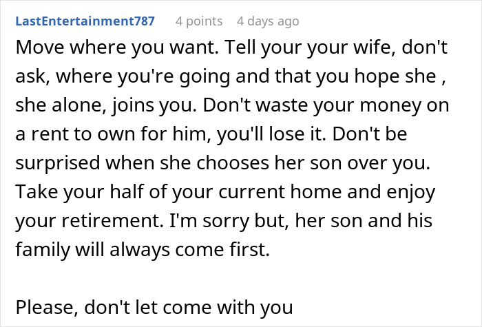 Man Has Enough Of Financially Supporting Son In His 40s, Gets Shut Up By Wife Man Has Enough Of Financially Supporting Son In His 40s, Gets Shut Up By Wife