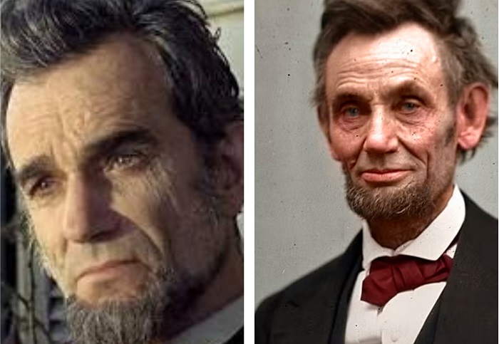 Daniel-Day Lewis as Abraham Lincoln