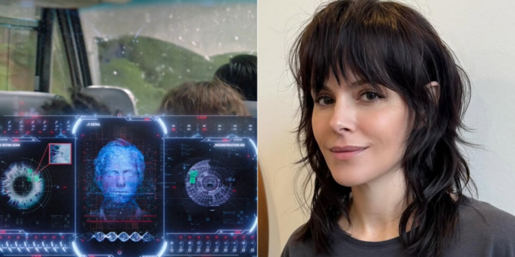 Emily Hampshire as E.D.I.T.H. in VisionQuest
