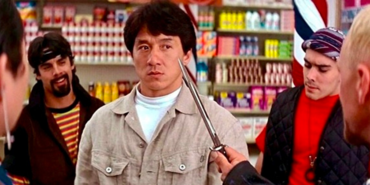 Jackie Chan in Rumble in the Bronx (1995) Jackie Chan in Rumble in the Bronx (1995)