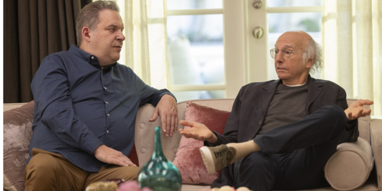 Jeff Garlin and Larry David in Curb Your Enthusiasm Jeff Garlin and Larry David in Curb Your Enthusiasm