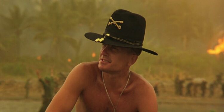 Robert Duvall playing Lieutenant Colonel Bill Kilgore in the 1979 film Apocalypse Now Robert Duvall playing Lieutenant Colonel Bill Kilgore in the 1979 film Apocalypse Now