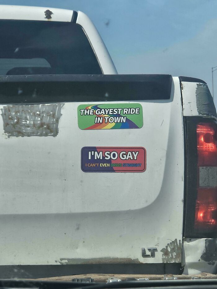 72 Funny, Wild, And Unfiltered Bumper Stickers That Made Drivers Do A Double Take (New Pics) 72 Funny, Wild, And Unfiltered Bumper Stickers That Made Drivers Do A Double Take (New Pics)