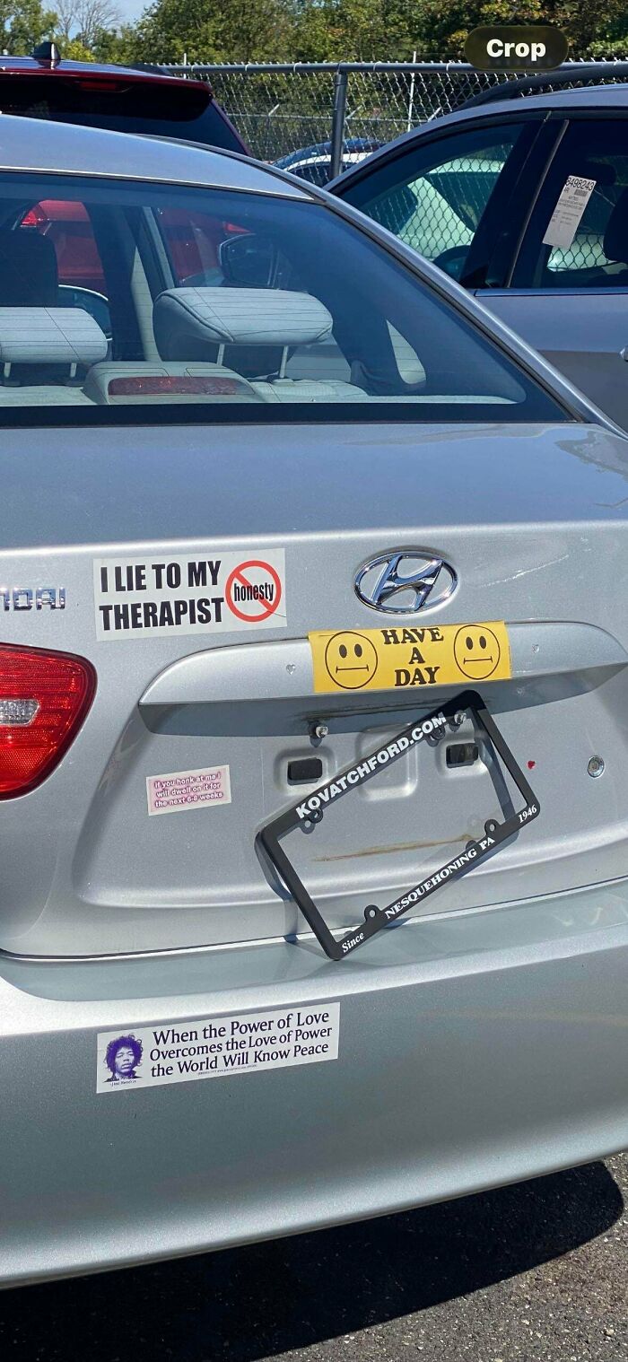 72 Funny, Wild, And Unfiltered Bumper Stickers That Made Drivers Do A Double Take (New Pics) 72 Funny, Wild, And Unfiltered Bumper Stickers That Made Drivers Do A Double Take (New Pics)