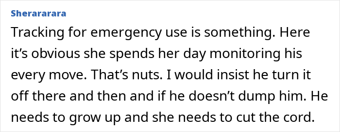 Woman Is Obsessed With Tracking Her Son’s Location, To His GF’s Shock He Defends Her Woman Is Obsessed With Tracking Her Son’s Location, To His GF’s Shock He Defends Her