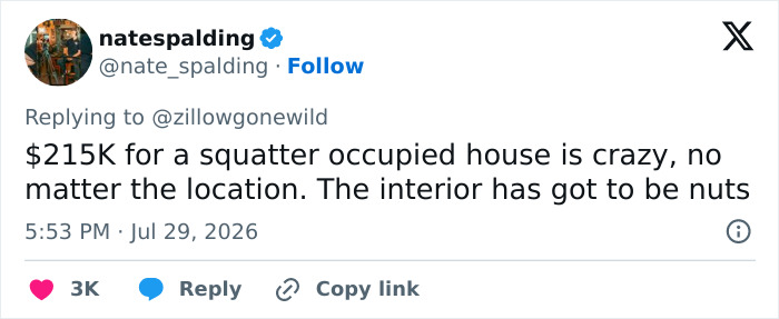 “Unreal” Zillow Listing Goes Viral For Saying Buyer Must Remove The Woman Currently Living There “Unreal” Zillow Listing Goes Viral For Saying Buyer Must Remove The Woman Currently Living There