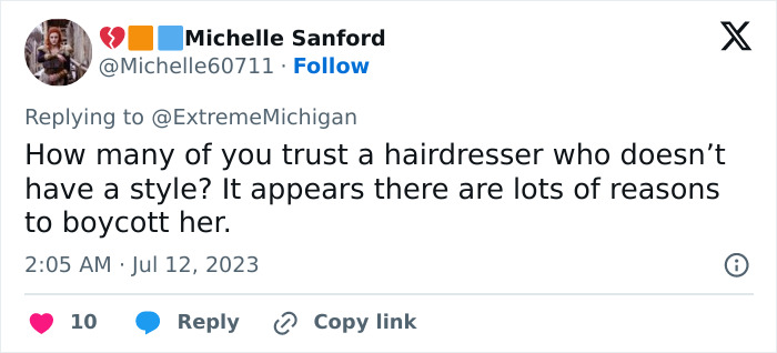 Hair Salon Owner Who Told Transgender Customers To Go To A Pet Groomer Instead Learns Her Fate