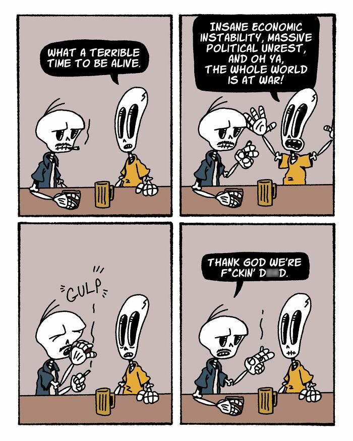 This Artist Made 40 Comics That Start Off Normal, Then Take A Surprisingly Dark Turn This Artist Made 40 Comics That Start Off Normal, Then Take A Surprisingly Dark Turn