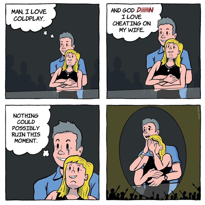This Artist Made 40 Comics That Start Off Normal, Then Take A Surprisingly Dark Turn This Artist Made 40 Comics That Start Off Normal, Then Take A Surprisingly Dark Turn
