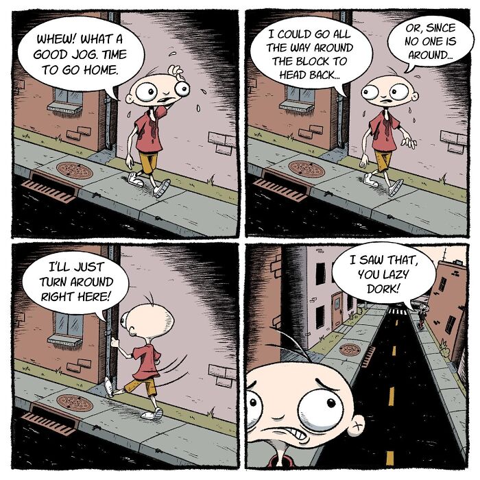 This Artist Made 40 Comics That Start Off Normal, Then Take A Surprisingly Dark Turn This Artist Made 40 Comics That Start Off Normal, Then Take A Surprisingly Dark Turn