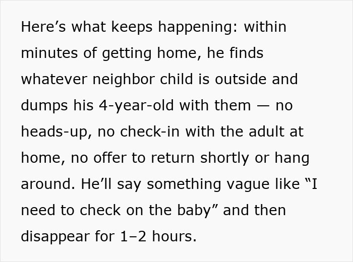 Dad Keeps Sending His Kid To The Neighbors To Get Free Childcare, They Decide They’ve Had Enough Dad Keeps Sending His Kid To The Neighbors To Get Free Childcare, They Decide They’ve Had Enough