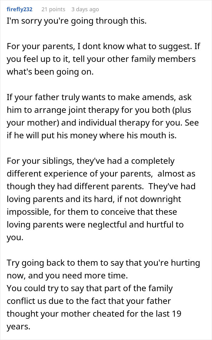 Family Demands Reconciliation After 17 Years Of Heartless Child Neglect: “Get Over It” Family Demands Reconciliation After 17 Years Of Heartless Child Neglect: “Get Over It”