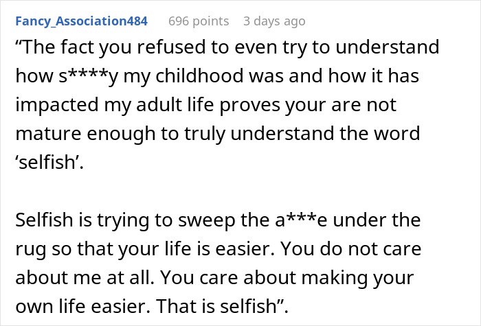Family Demands Reconciliation After 17 Years Of Heartless Child Neglect: “Get Over It” Family Demands Reconciliation After 17 Years Of Heartless Child Neglect: “Get Over It”
