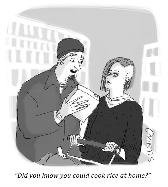 50 Satirical One-Panel Cartoons Showcasing The Reality Of Modern-Day Society By Kate Curtis (New Pics) 50 Satirical One-Panel Cartoons Showcasing The Reality Of Modern-Day Society By Kate Curtis (New Pics)
