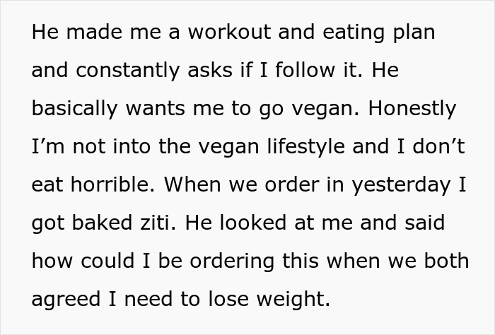 Guy Chases His Dream Girl, Spends The Next Year Calling Her Chubby And Trying To ‘Fix’ Her Guy Chases His Dream Girl, Spends The Next Year Calling Her Chubby And Trying To ‘Fix’ Her