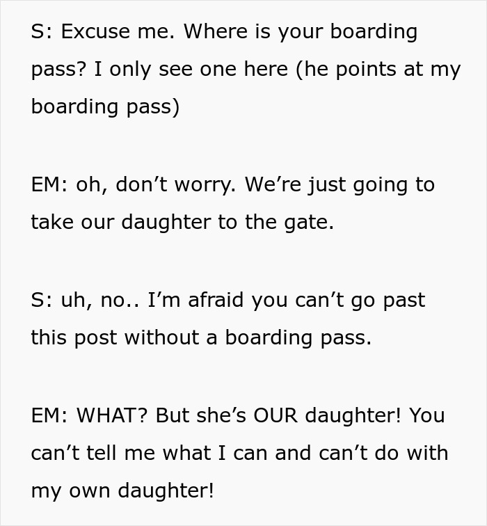 Toxic Parents Try To Stop 18YO Daughter From Leaving The Country, Airport Security Shuts Them Down Toxic Parents Try To Stop 18YO Daughter From Leaving The Country, Airport Security Shuts Them Down