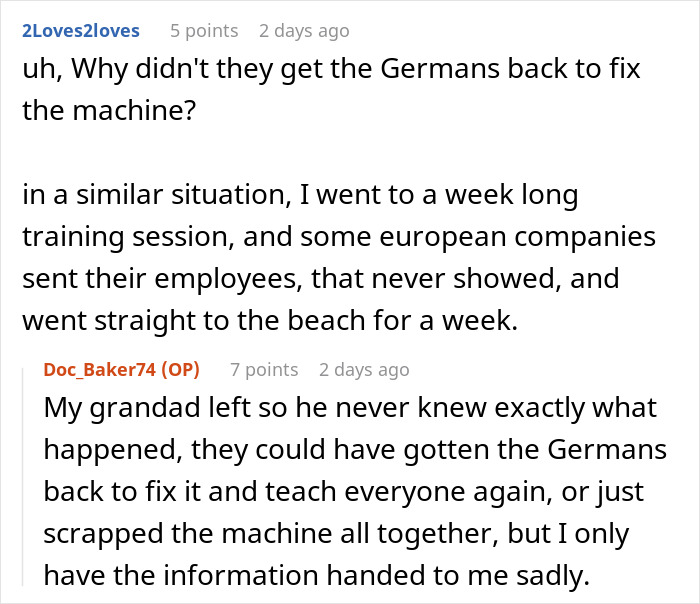 Company Loses Its Only Employee Who Can Fix A Critical Machine And Pays Dearly For The Arrogance Company Loses Its Only Employee Who Can Fix A Critical Machine And Pays Dearly For The Arrogance