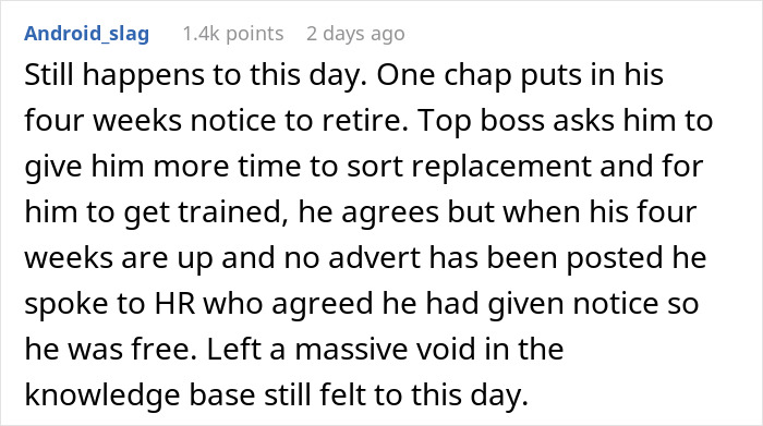 Company Loses Its Only Employee Who Can Fix A Critical Machine And Pays Dearly For The Arrogance Company Loses Its Only Employee Who Can Fix A Critical Machine And Pays Dearly For The Arrogance