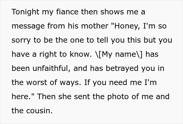Bi Woman Goes On Outing With Fiancé’s Cousin, Sly MIL Uses FB Photo As Evidence Of Her “Cheating” Bi Woman Goes On Outing With Fiancé’s Cousin, Sly MIL Uses FB Photo As Evidence Of Her “Cheating”