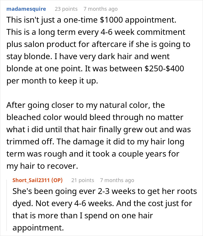 Woman Wants To Go Platinum Blonde So Bad That She Doesn’t Think About The Consequences To Her Relationship Woman Wants To Go Platinum Blonde So Bad That She Doesn’t Think About The Consequences To Her Relationship