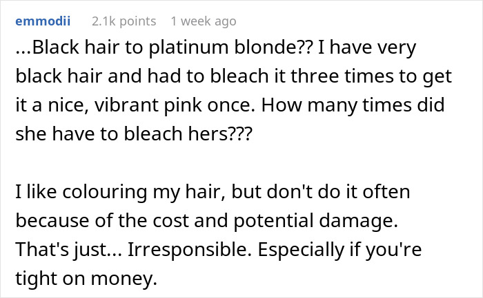 Woman Wants To Go Platinum Blonde So Bad That She Doesn’t Think About The Consequences To Her Relationship Woman Wants To Go Platinum Blonde So Bad That She Doesn’t Think About The Consequences To Her Relationship