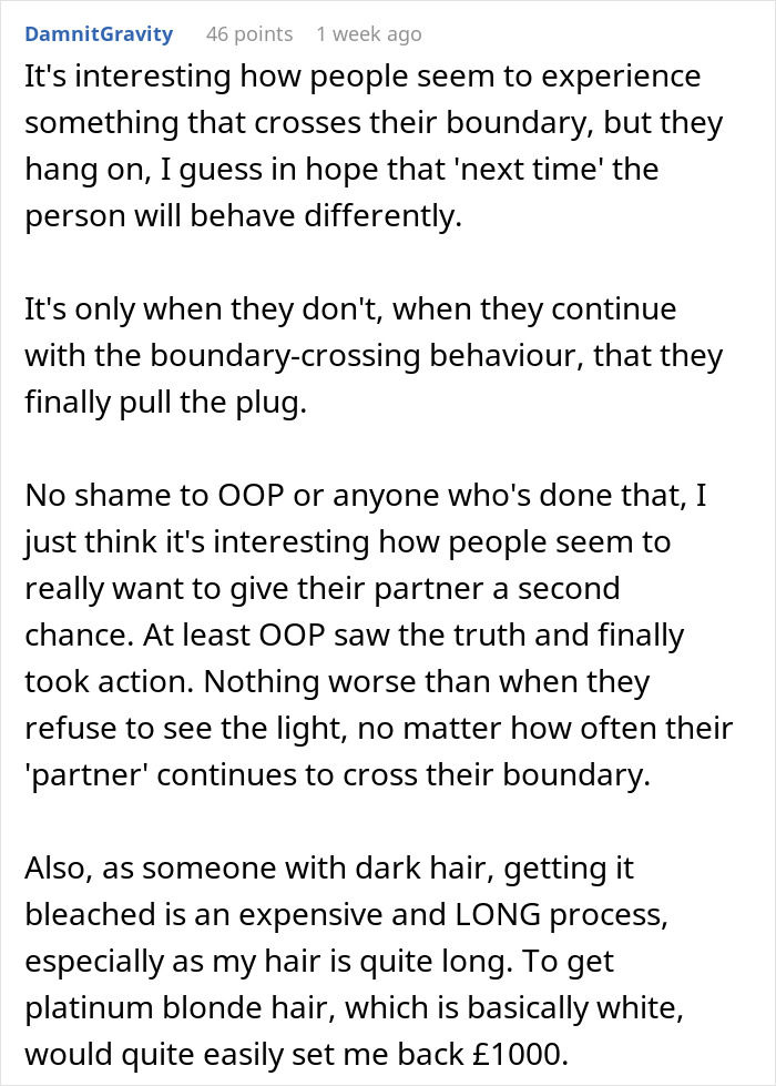 Woman Wants To Go Platinum Blonde So Bad That She Doesn’t Think About The Consequences To Her Relationship Woman Wants To Go Platinum Blonde So Bad That She Doesn’t Think About The Consequences To Her Relationship