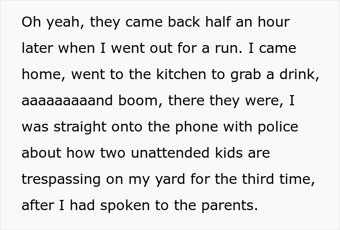Mom’s Dumb Plan Blows Up In Her Face After She Refuses To Stop Letting Her Kids Trespass Neighbor’s Yard Mom’s Dumb Plan Blows Up In Her Face After She Refuses To Stop Letting Her Kids Trespass Neighbor’s Yard