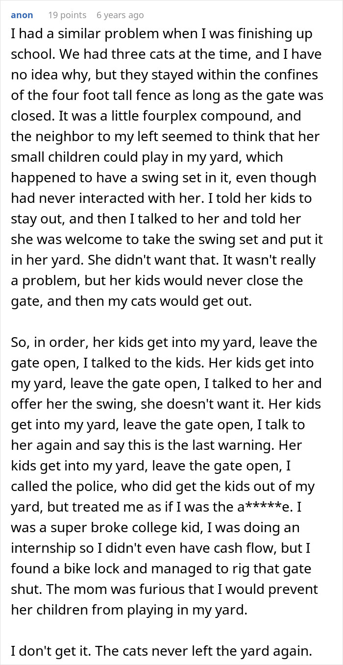 Mom’s Dumb Plan Blows Up In Her Face After She Refuses To Stop Letting Her Kids Trespass Neighbor’s Yard Mom’s Dumb Plan Blows Up In Her Face After She Refuses To Stop Letting Her Kids Trespass Neighbor’s Yard