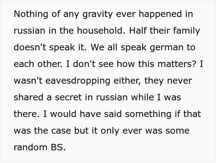 Guy’s Accidental Russian Reveal Leaves GF’s Parents Feeling Like He Was Hiding A Major Secret Guy’s Accidental Russian Reveal Leaves GF’s Parents Feeling Like He Was Hiding A Major Secret