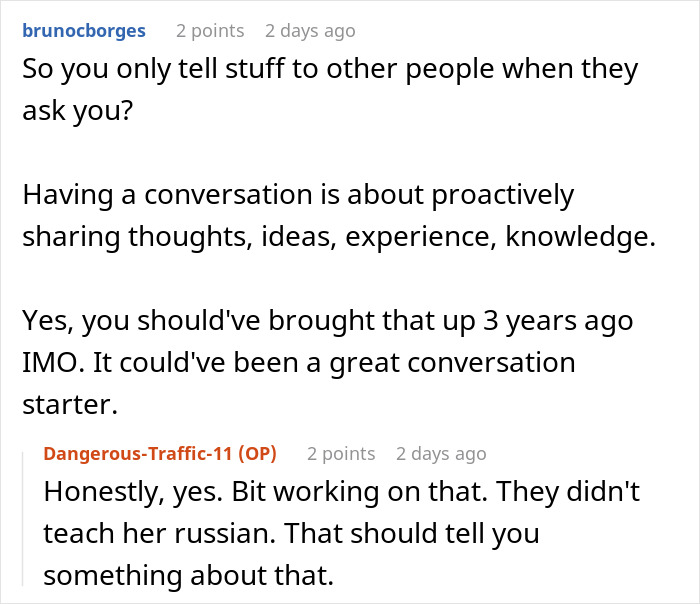 Guy’s Accidental Russian Reveal Leaves GF’s Parents Feeling Like He Was Hiding A Major Secret Guy’s Accidental Russian Reveal Leaves GF’s Parents Feeling Like He Was Hiding A Major Secret