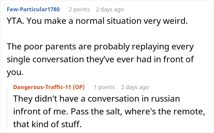 Guy’s Accidental Russian Reveal Leaves GF’s Parents Feeling Like He Was Hiding A Major Secret Guy’s Accidental Russian Reveal Leaves GF’s Parents Feeling Like He Was Hiding A Major Secret