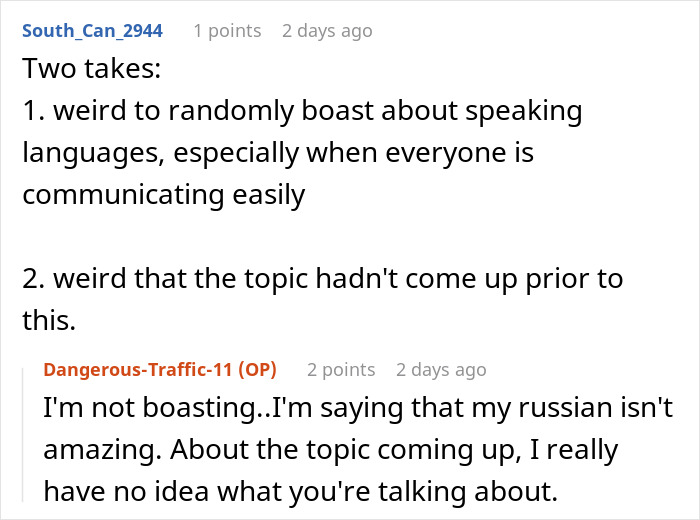 Guy’s Accidental Russian Reveal Leaves GF’s Parents Feeling Like He Was Hiding A Major Secret Guy’s Accidental Russian Reveal Leaves GF’s Parents Feeling Like He Was Hiding A Major Secret