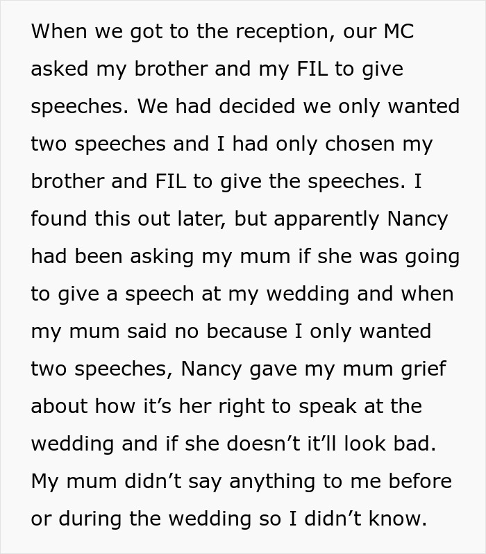 Bride Regrets Inviting Brother’s Best Friend Who Brought His Mom And Tried To Take The Spotlight Bride Regrets Inviting Brother’s Best Friend Who Brought His Mom And Tried To Take The Spotlight
