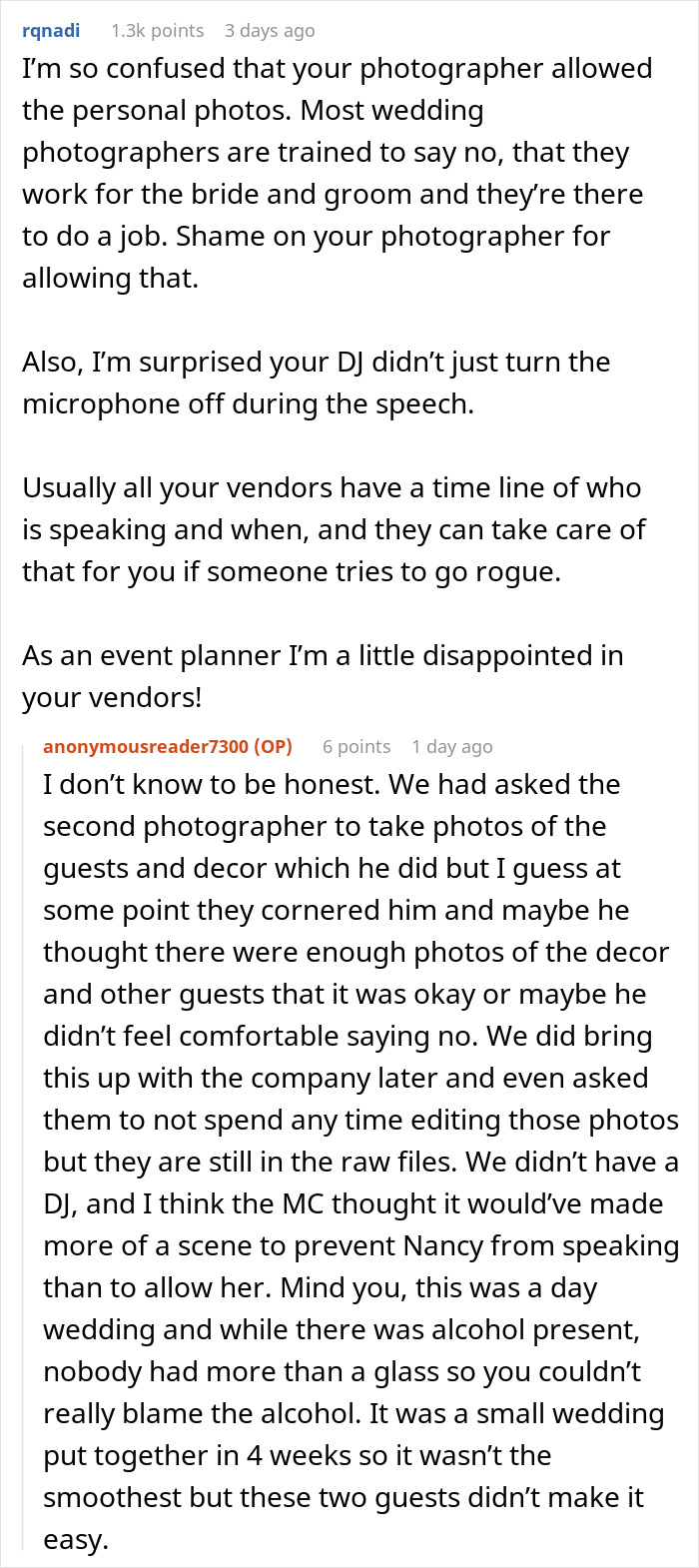 Bride Regrets Inviting Brother’s Best Friend Who Brought His Mom And Tried To Take The Spotlight Bride Regrets Inviting Brother’s Best Friend Who Brought His Mom And Tried To Take The Spotlight