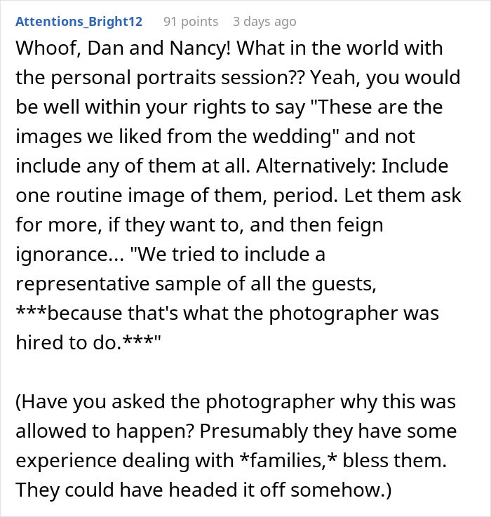Bride Regrets Inviting Brother’s Best Friend Who Brought His Mom And Tried To Take The Spotlight Bride Regrets Inviting Brother’s Best Friend Who Brought His Mom And Tried To Take The Spotlight
