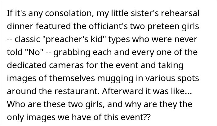 Bride Regrets Inviting Brother’s Best Friend Who Brought His Mom And Tried To Take The Spotlight Bride Regrets Inviting Brother’s Best Friend Who Brought His Mom And Tried To Take The Spotlight