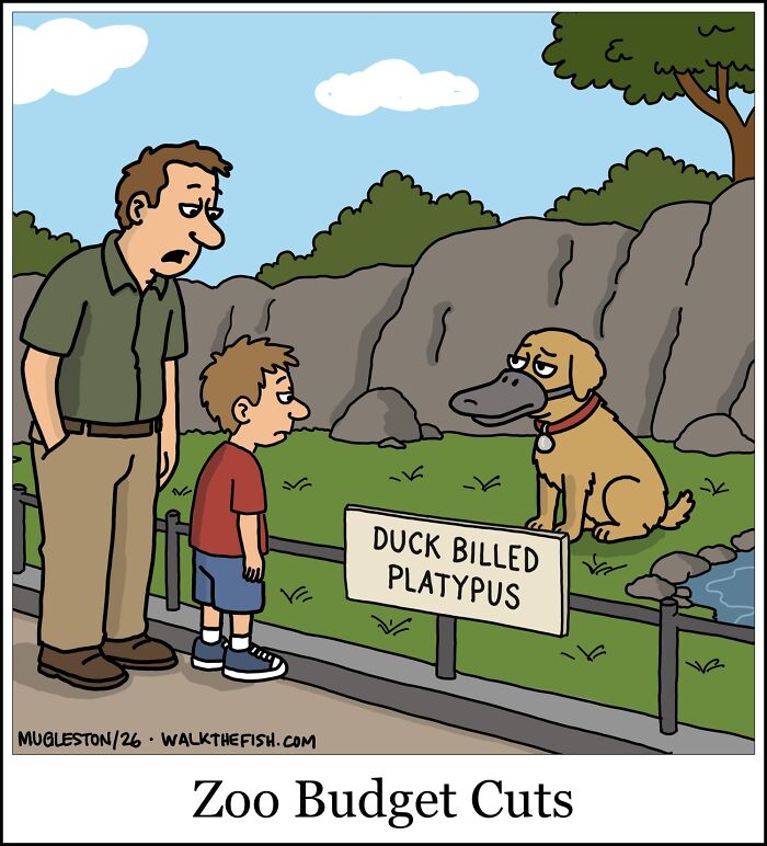 ‘Walk The Fish’: 30 Comics Where Everyone Treats The Most Ridiculous Situations Like It’s Totally Normal ‘Walk The Fish’: 30 Comics Where Everyone Treats The Most Ridiculous Situations Like It’s Totally Normal