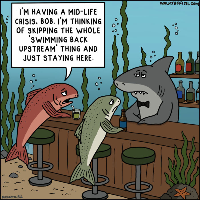 ‘Walk The Fish’: 30 Comics Where Everyone Treats The Most Ridiculous Situations Like It’s Totally Normal ‘Walk The Fish’: 30 Comics Where Everyone Treats The Most Ridiculous Situations Like It’s Totally Normal